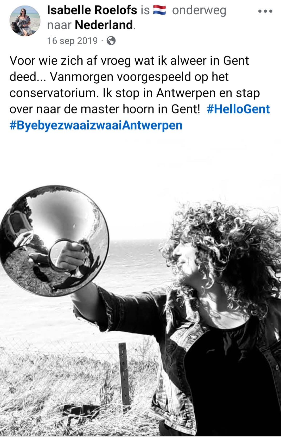 Gestart aan het conservatorium van Gent